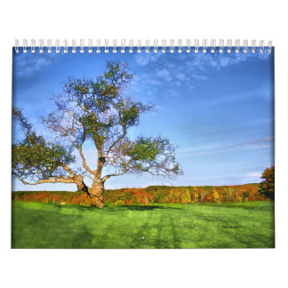 Natureza - calendário do estilo de Paintography