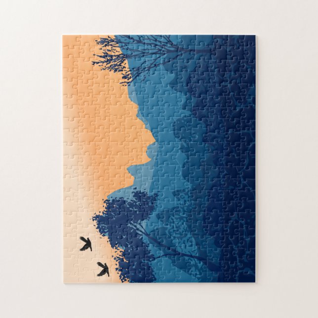 Natureza: Colinas de Quebra-cabeça de (Vertical)