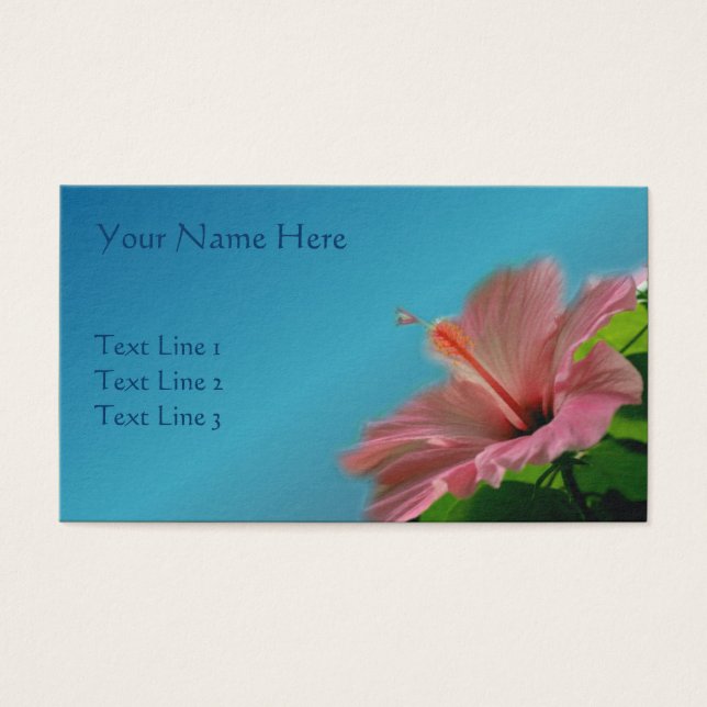 Natureza da Flor de Hibiscus Rosa (Frente)