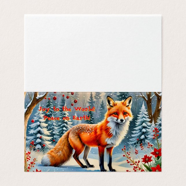 Natureza da floresta nevada (Exterior Desdobrado)