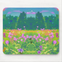 Natureza inspire mousepad - paisagem design