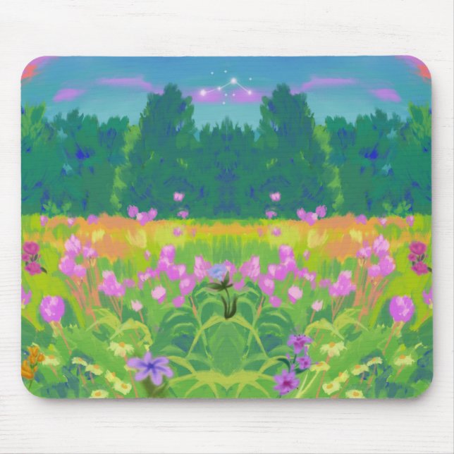 Natureza inspire mousepad - paisagem design (Frente)