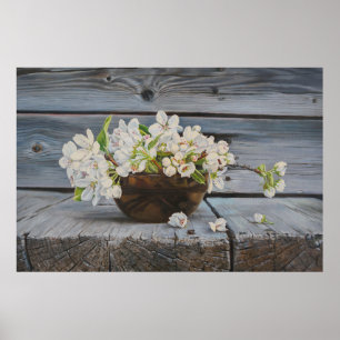 Natureza-Morta com Flor de Maçã – Impressão de Art