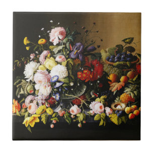 Natureza-morta Floral de Frutas Vintage de Severin