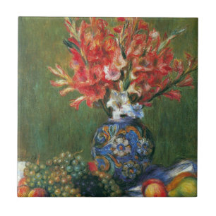 Natureza Morta Flores e Frutas por Pierre Renoir
