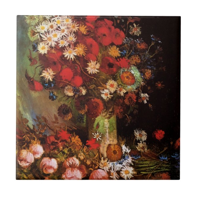 Natureza-morta Flores em um Vaso por Vincent van G (Frente)