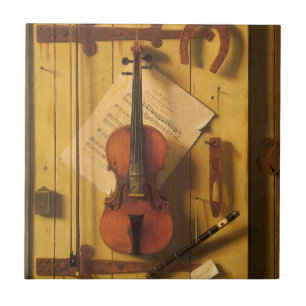 Natureza Morta Violino e Música por William Harnet