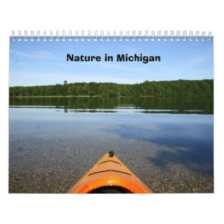 Natureza no calendário de Michigan