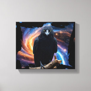 Natureza Selvagem - Arte de Muro de Canvas Crow-Ra