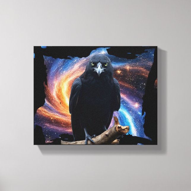 Natureza Selvagem - Arte de Muro de Canvas Crow-Ra (Frente)