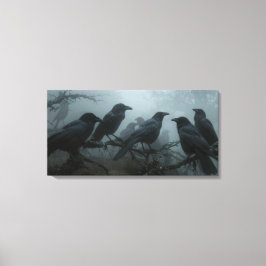 Natureza Selvagem - Arte de Muro de Canvas Crow-Ra