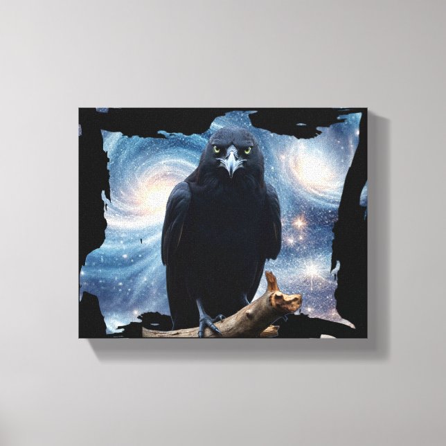 Natureza Selvagem - Arte de Muro de Canvas Crow-Ra (Frente)