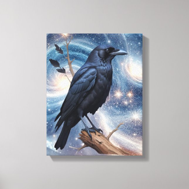 Natureza Selvagem - Arte de Muro de Canvas Crow-Ra (Frente)