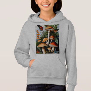 Natureza Whimsical: Vintage Mushroom & Butterfly S