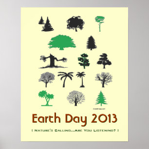Naturezas do Dia da Terra 2013 que chamam o poster