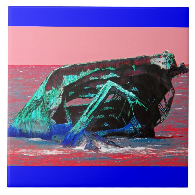 Naufrágio Abstrato Rosa (Frente)