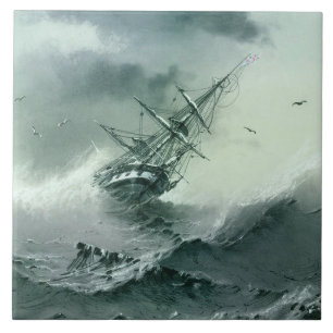 Naufrágio (por Ivan Aivazovsky)
