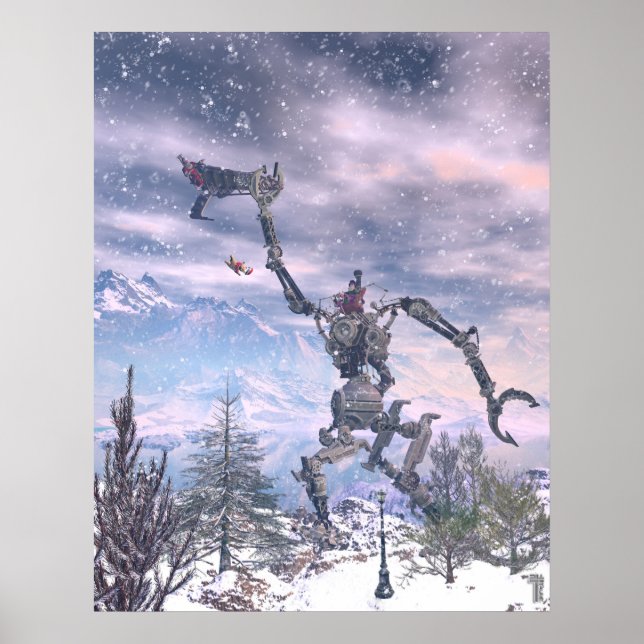 Naughty Vs Nice (22" x 28") Art Impressão Poster (Frente)