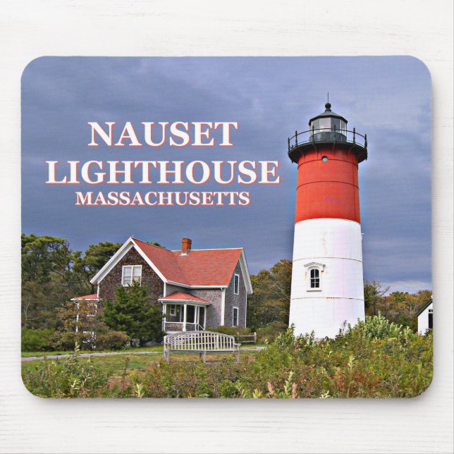 Nauset Light, Cape Cod, Massachusetts Mousepad (Frente)