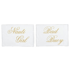 Nauti Rapariga Má Compre Seu Dourado Script Náut