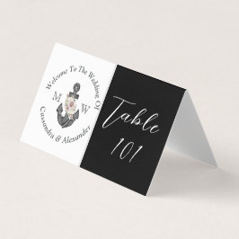 Náutica Floral Náutica Casamento Preto e Branco