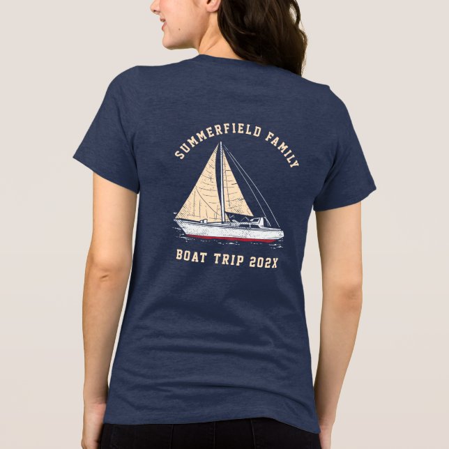 Nautical Matching Family Boat Trip Custom (Verso)