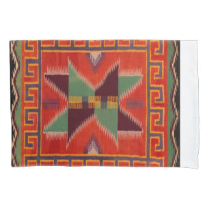 NAVAJO INDIAN 1800S HORSE SADDLE BLANKET SHERPA