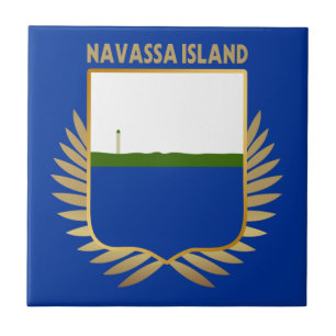 Navassa Island Flag Shield