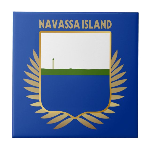 Navassa Island Flag Shield (Frente)