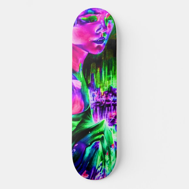 Nave de Skateboard Neon Girl (Frente)