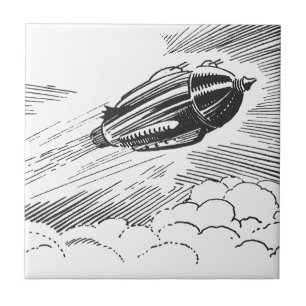 Nave espacial Rocket da ficção científica do