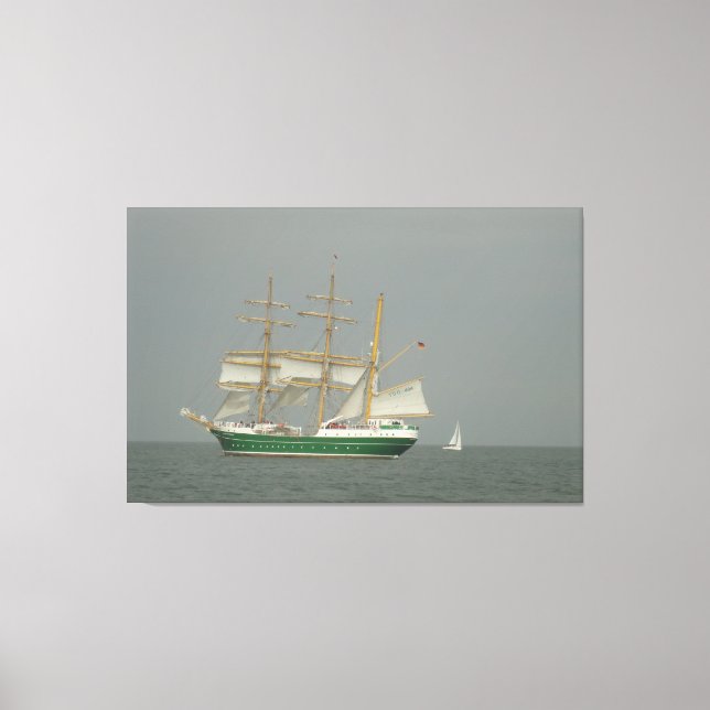 Navegação Em Uma Arte De Canvas Do Dia Gloomo (Frente)