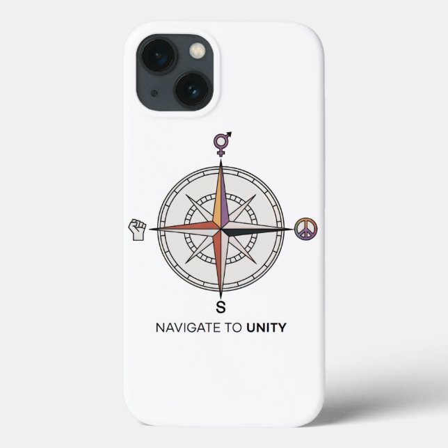 Navegar para a capas de iphone de Compass da Unida (Verso)