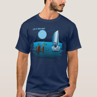 Navigação fora ao paraíso: Camisa do zombi