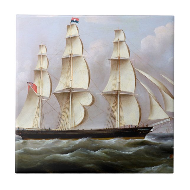 Navio à vela Woolloomooloo 1850 (Frente)