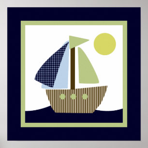 Navio Ahoy Mate/NMaritime/Whale 2 Wall Art Poster