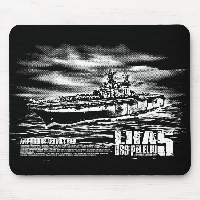 Navio de assalto anfíbio Peleliu Mousepad (Frente)
