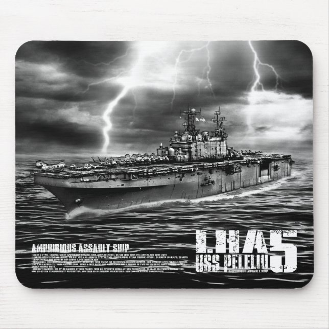 Navio de assalto anfíbio Peleliu Mousepad (Frente)