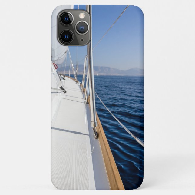 Navio de vela que navega na capas de iphone maríti (Verso)