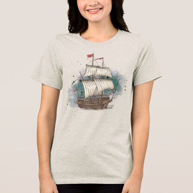Navio Desenhado à Mão (Frente)