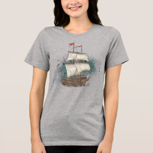 Navio Desenhado à Mão