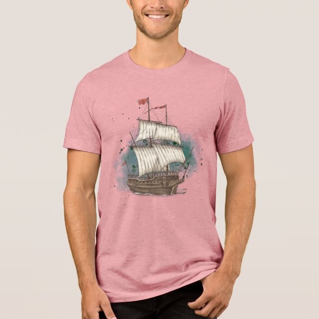 Navio Desenhado à Mão (Frente)