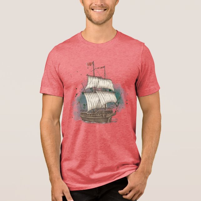 Navio Desenhado à Mão (Frente)
