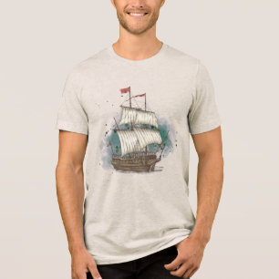 Navio Desenhado à Mão