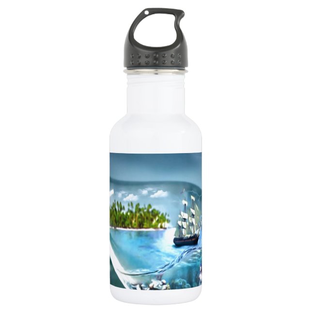 Navio em uma garrafa (Frente)