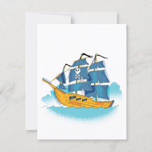 Navio Pirata de Cartoon