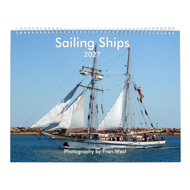 Navios à Vela calendário 2027 (Capa)