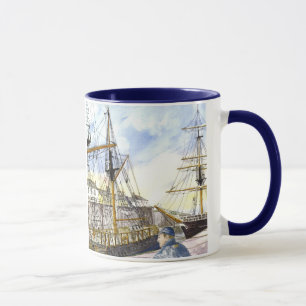 "Navios altos" caneca admirada
