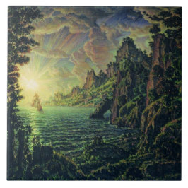 Navios: Noite do Sol (por Konstantin Bogaevsky)