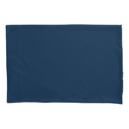 Navy Blue Pillowcases – Solid Color Bedroom Pillow